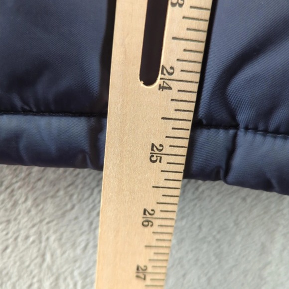 Canada Olympic Team Jacket Mens Small Blue Turin 2006 Hooded Puffer Vest HBC - Picture 11 of 12